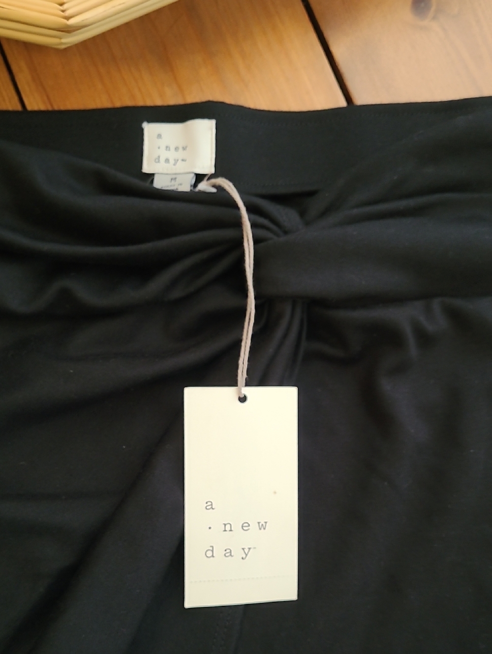 A New Day Knot Front Wrap Mini Skirt - Picture 3 of 6